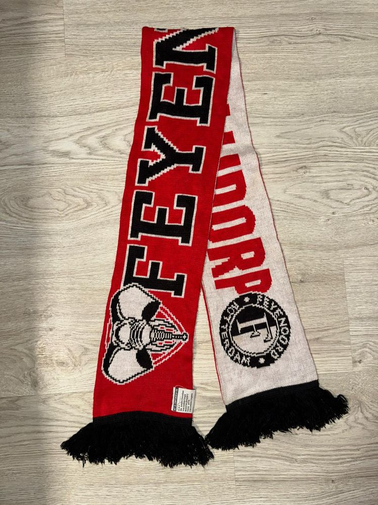 Red And White Scarf